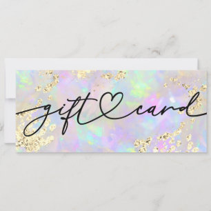 faux glitter opal gift