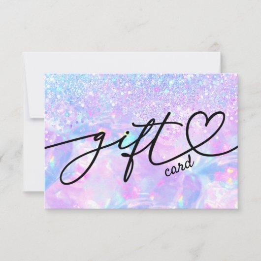 faux glitter opal gift (Voorkant)