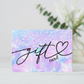 faux glitter opal gift (Staand voorkant)