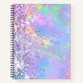 faux glitter opal notitieboek (Voorkant)