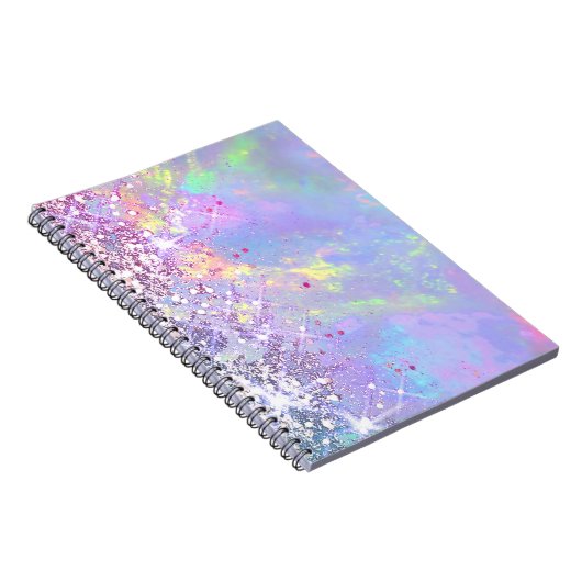 faux glitter opal notitieboek (Rechterzijde)