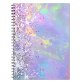 faux glitter opal notitieboek (Voorkant)