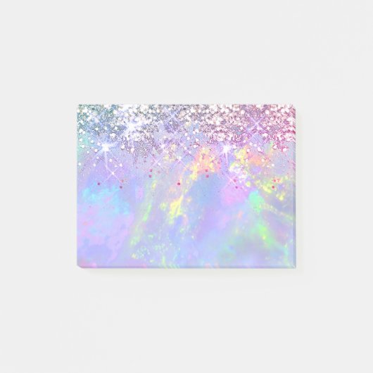 faux glitter opal post-it® notes (Voorkant)