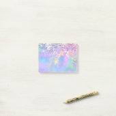 faux glitter opal post-it® notes (Op bureau)