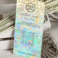 faux glitter optische rackkaart