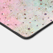 Faux Glitter Pastel Kleuren Ontwerp Bureaumat (Hoek)