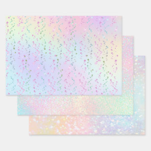 faux glitter-patroon inpakpapier vel