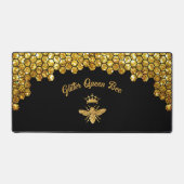 Faux glitter Queen Bee ontwerp Bureaumat (Voorkant)