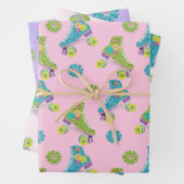 Faux Glitter Roller Staking flower Party Inpakpapier Vel (In situ)