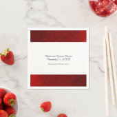 Faux Glitter Ruby Red Servet (Insitu)