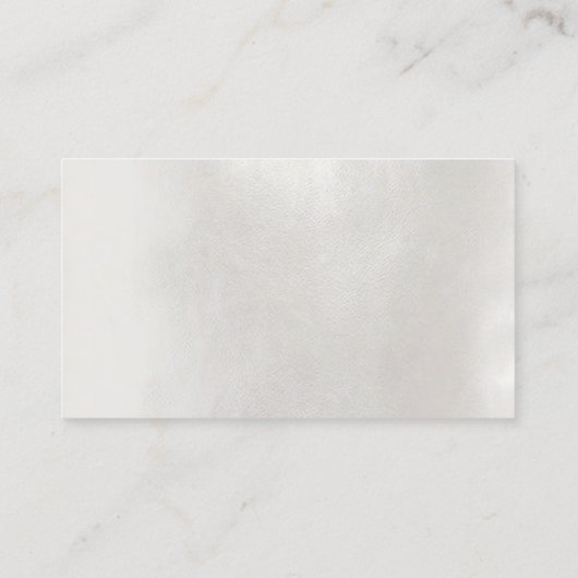 FAUX glitter salon afspraak kaart Visitekaartje (Achterkant)