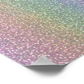 Faux Glitter Sparkles Shiny Rainbow Pearl Poster (Hoek)