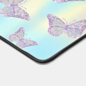 faux glitter vlinders bureaumat (Hoek)