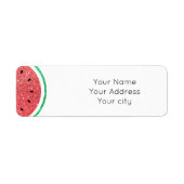 faux glitter watermeloen etiket (Voorkant)