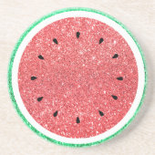 faux glitter watermeloen onderzetter (Voorkant)