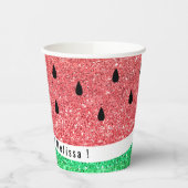 faux glitter watermeloen papieren bekers (Links)
