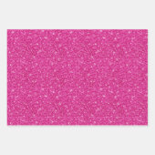 Faux Glitter Wrapping Paper Sheets (Voorkant)