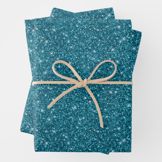 Faux Glitter Wrapping Paper Sheets (In situ)