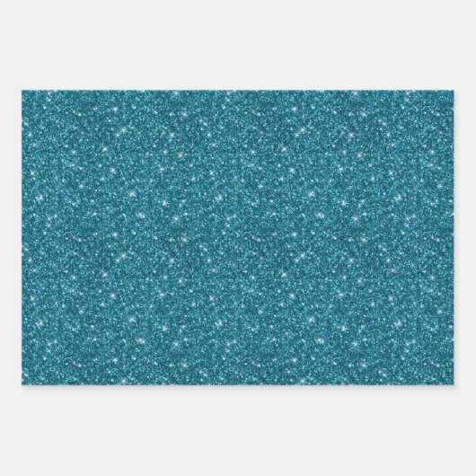 Faux Glitter Wrapping Paper Sheets (Voorkant 3)
