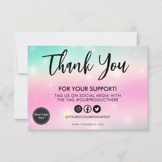 Faux Glittery Stars Calligrafiemedia invoegen (Voorkant)