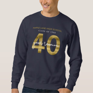Faux Gold 40 jaar Clsss Reunion Trui