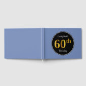 Faux Gold 60e verjaardag Gastenboek (Volledig)