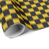 Faux Gold And Black Cadeaupapier (Rol Hoek)