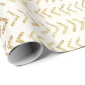 Faux gold arrow pattern cadeaupapier (Rol Hoek)