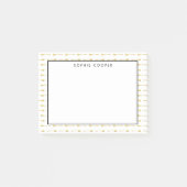 Faux Gold Arrows Pattern - Aangepast Post-it® Notes (Voorkant)