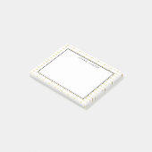 Faux Gold Arrows Pattern - Aangepast Post-it® Notes (Schuin)
