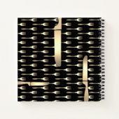 Faux Gold-artikelen, op maat gesneden kookboekrece Notitieboek (Achterkant)