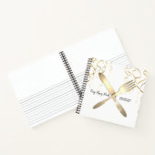 Faux Gold-artikelen, op maat gesneden kookboekrece Notitieboek (Binnen)