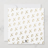 Faux Gold Bat Mitzvah xoxo (Achterkant)