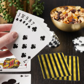 Faux Gold Black - Verticale strips met brede strip Pokerkaarten (Insitu)