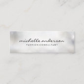 Faux Gold Brushed | Bokeh Mini Visitekaartje (Voorkant)