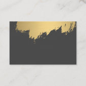 Faux Gold Brushed Wit Grijs / Variatie Visitekaartje (Achterkant)