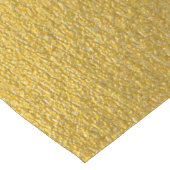 Faux Gold Brushstrokes met Navy Blue Background Lange Tafelloper (Hoek)