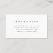 Faux Gold Button | Aanpassingen zeemacht Visitekaartje (Achterkant)