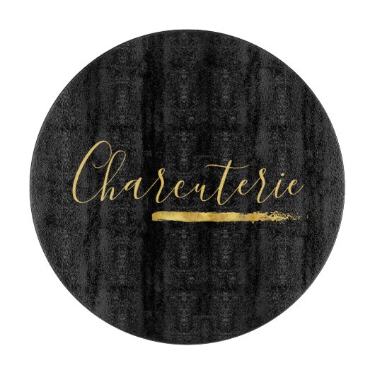 Faux Gold charcuterie meat-eetlust Snijplank (Voorkant)