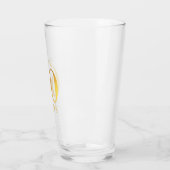 Faux Gold Cheers tot 60 jaar verjaardag Glas (Links)