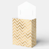 Faux Gold Chevron Patroon Bedankdoosjes (Geopend)
