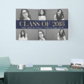 Faux Gold Class van 2018 Afstuderen Fotocollage Spandoek (Beurs)