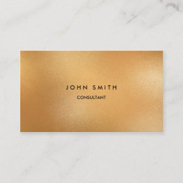 Faux Gold Classic, eenvoudig, met twee zijden Visitekaartje