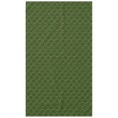 Faux Gold Clovers Shamrock Green Pattern Irish Tafelkleed (Voorkant)