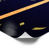 Faux Gold Confetti Apotheek Waardering Poster (Hoek)