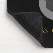 Faux Gold Confetti & Graduation Cap Class of 20xx Muismat (Hoek)