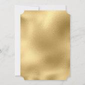Faux Gold Confetti Stars Groot heropenen Kaart (Achterkant)