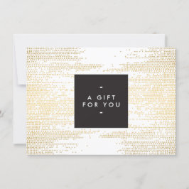 Faux Gold Confetti Stippen Pattern Modern Gift Kaa