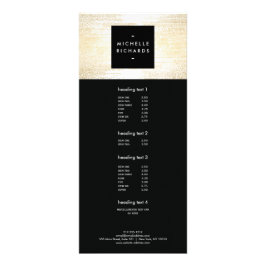 Faux Gold Confetti Stippen Pattern Modern Reclamekaart