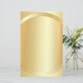 Faux Gold Custom Glamoureus Voeg Jouw tekst Sjablo (Staand voorkant)